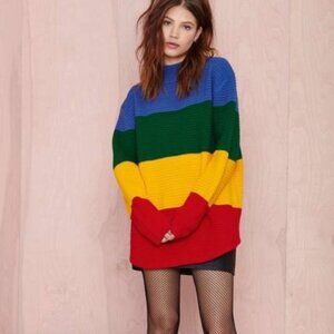 UNIF Rainbow Crayola Sweater